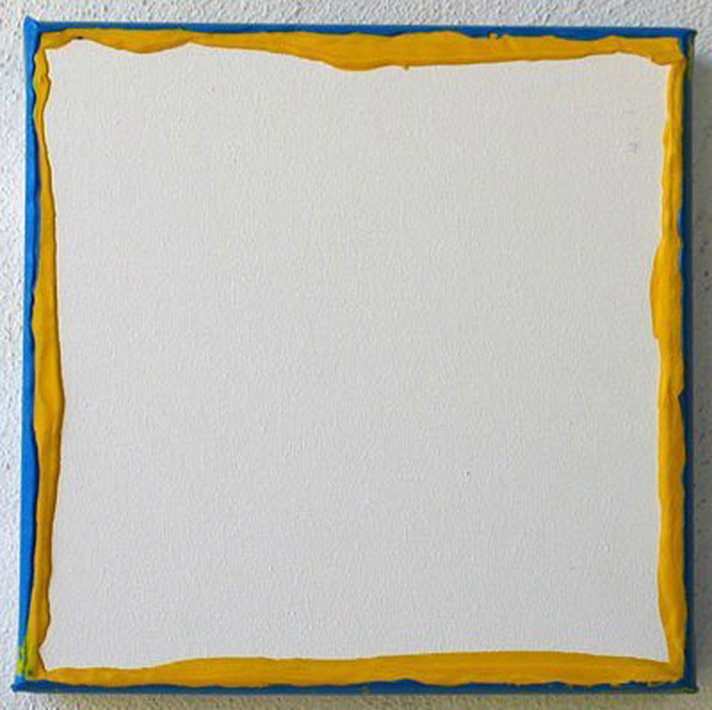 ANTONIO CAMBA · AVE FENIX 20 — Acrílico sobre lienzo · 20 × 20 cm · 2018