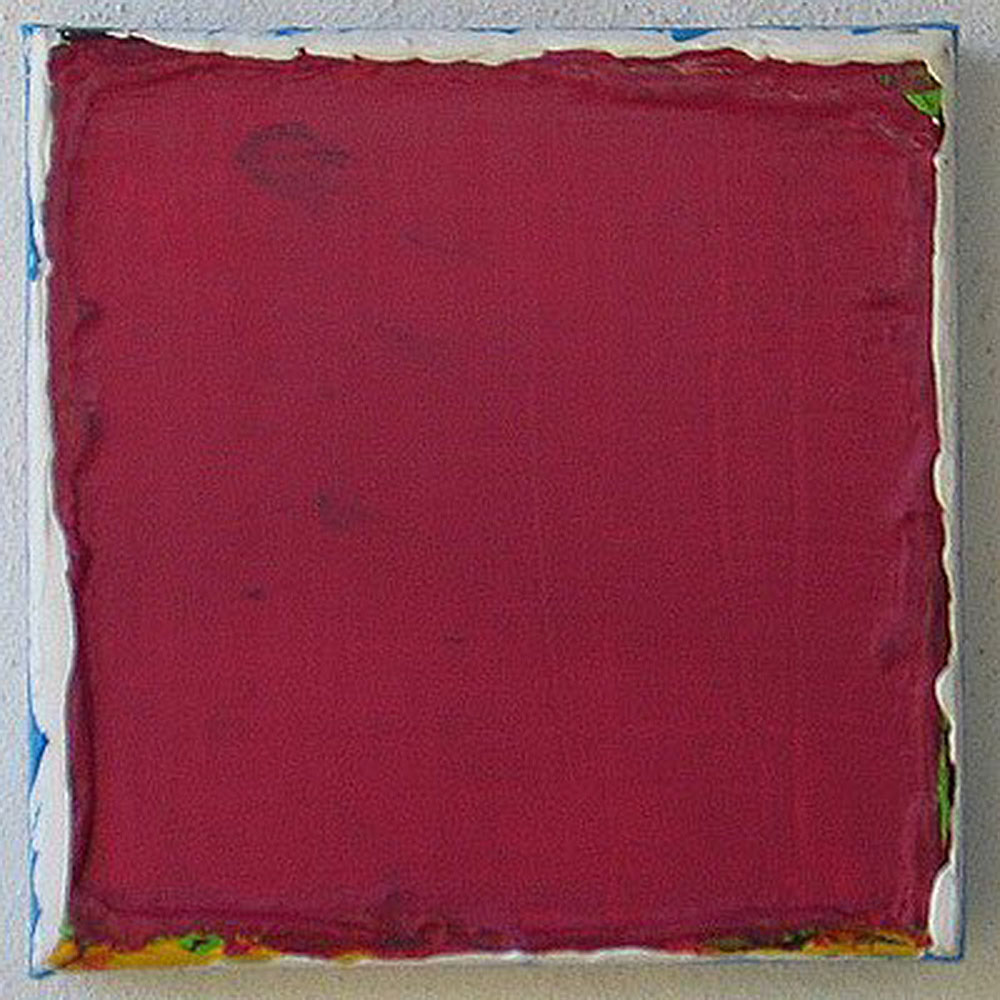 ANTONIO CAMBA · AVE FENIX 22 — Acrílico sobre lienzo · 20 × 20 cm · 2018
