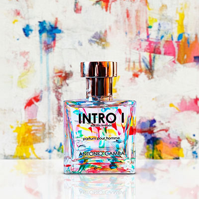 Detalle de INTRO I, perfume artístico